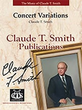 Concert Variations Concert Band sheet music cover